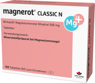 magnerot® CLASSIC N
                                Der Klassiker in Tablettenform