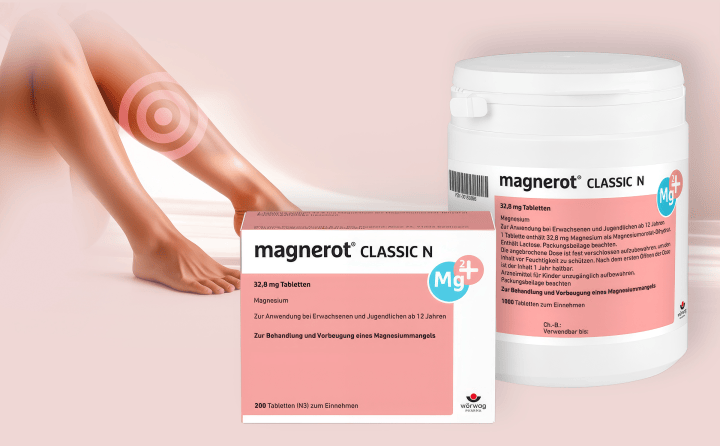 Muskel– und Wadenkrämpfe? Magnesiummangel wirkungsvoll und sanft behandeln.